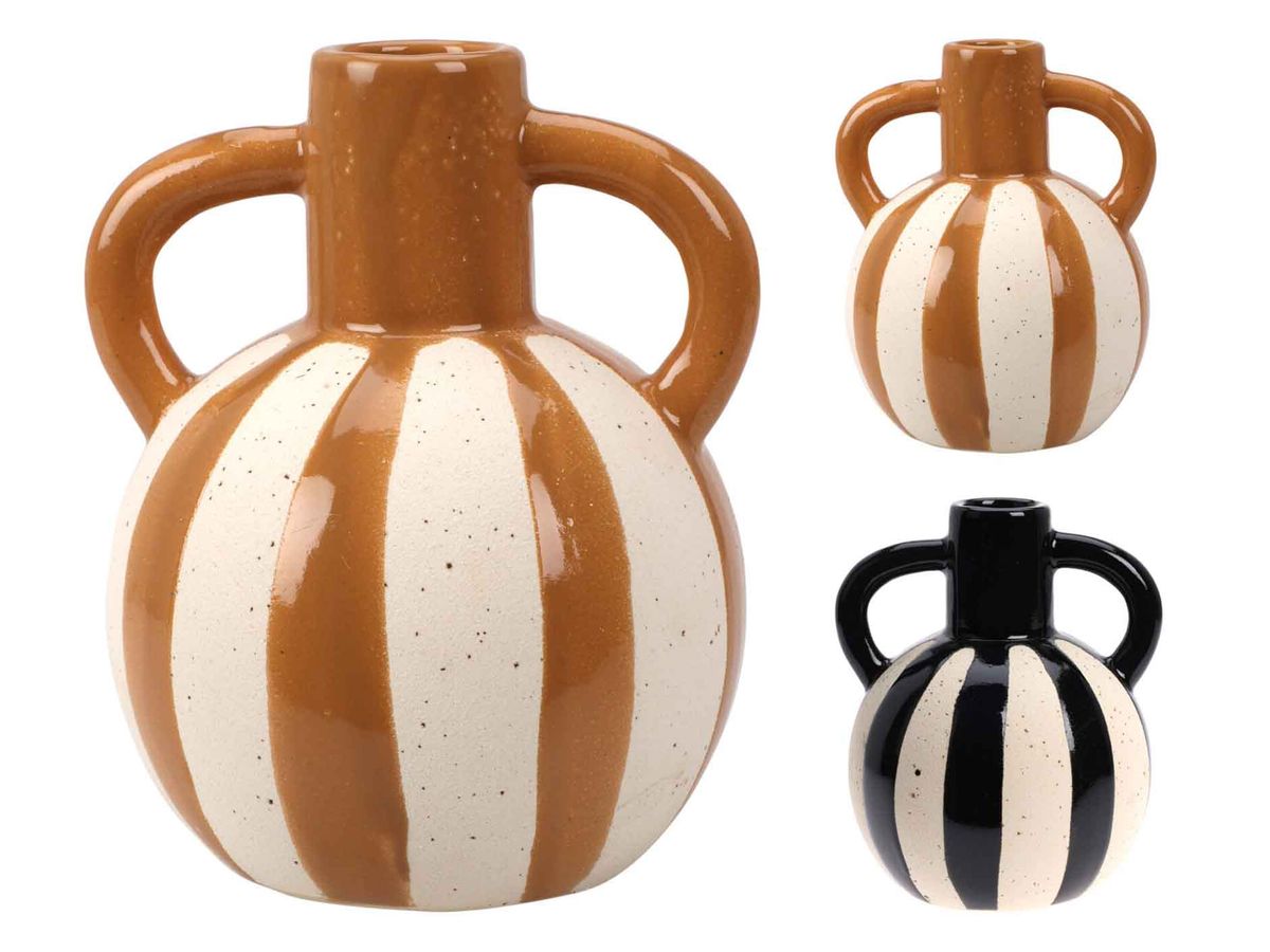 Vase med håndtak 