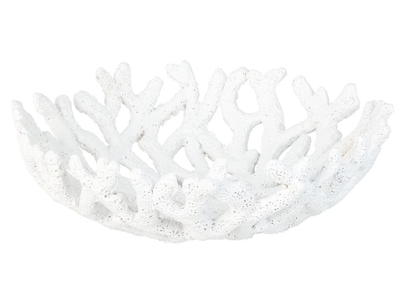 Skål coral look hvit