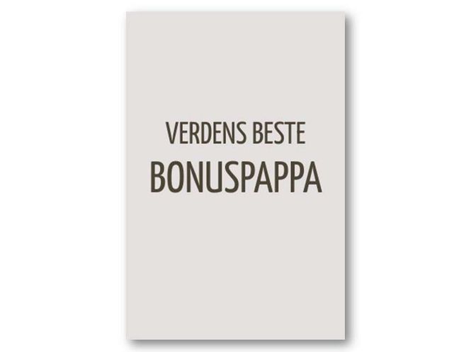 Hovedbilde Verdens beste bonuspappa | 10x15 cm