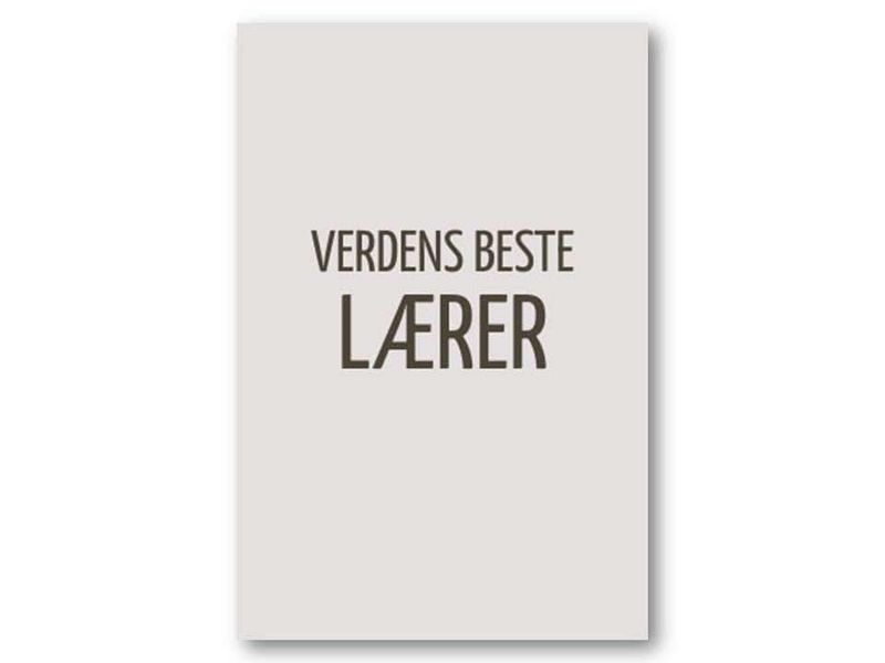 Verdens beste lærer | 10x15 cm
