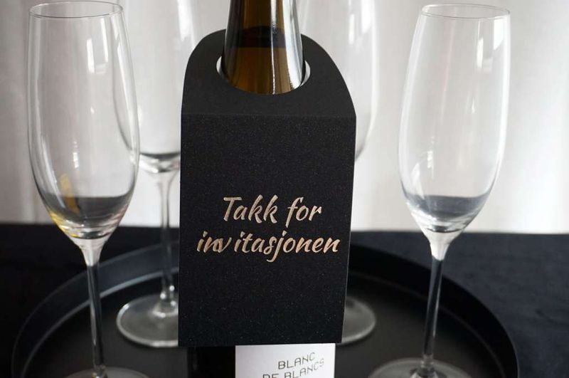 Flaskekort, Takk for invitasjonen