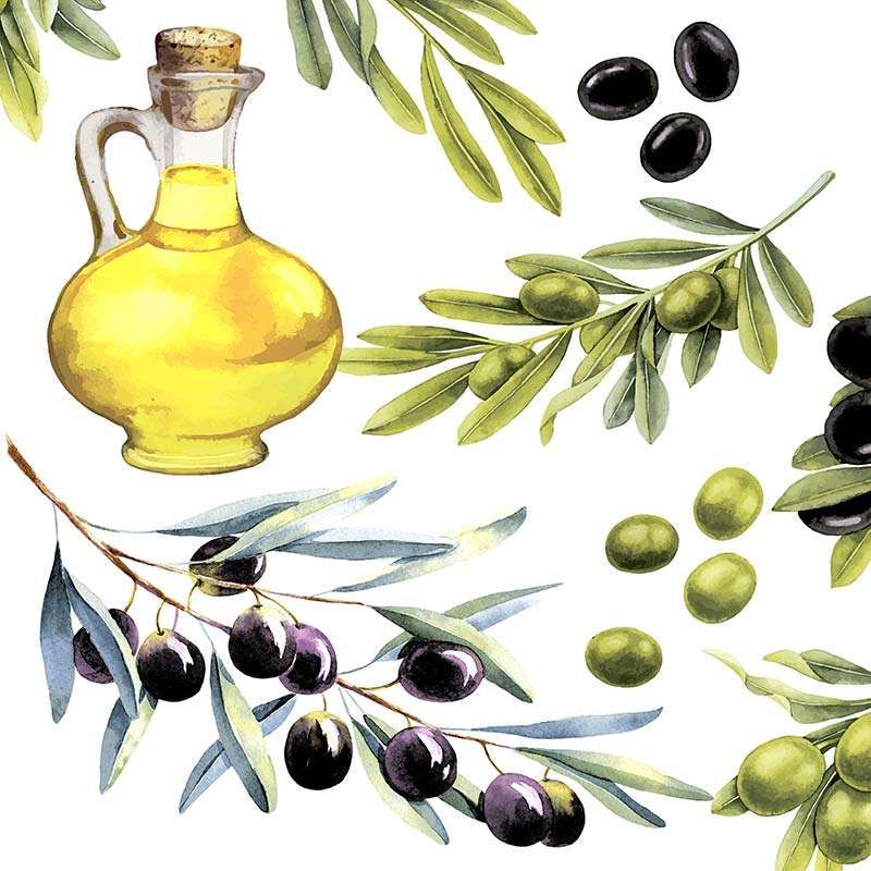 Servietter, Olives, vanlig