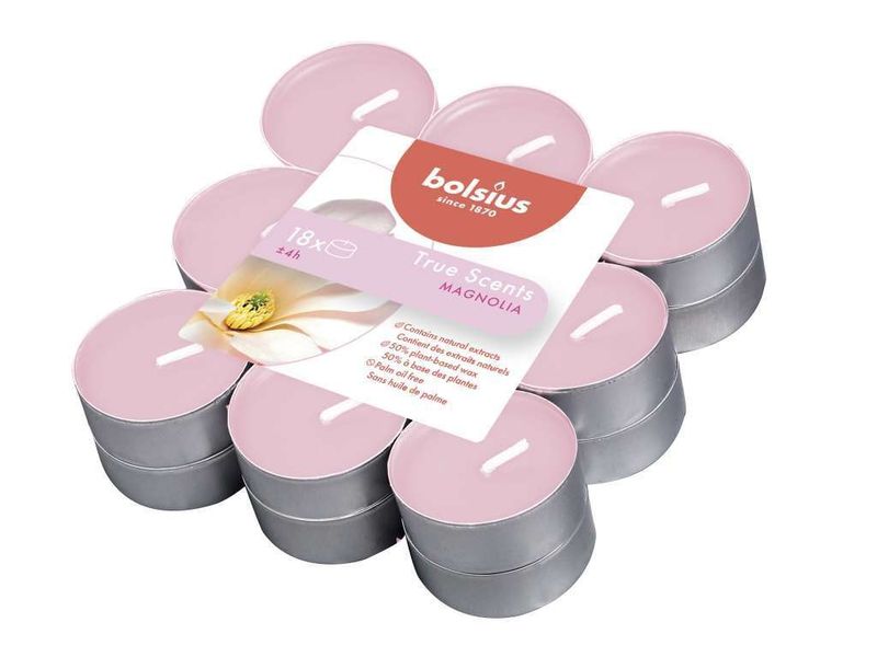 Duftelys - telys - 18pk - Magnolia