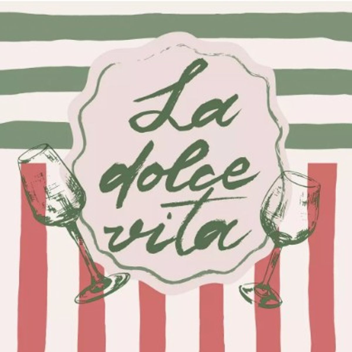 Servietter, La dolce vita, vanlig