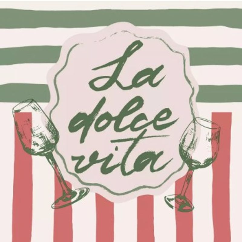 Servietter, La dolce vita, vanlig