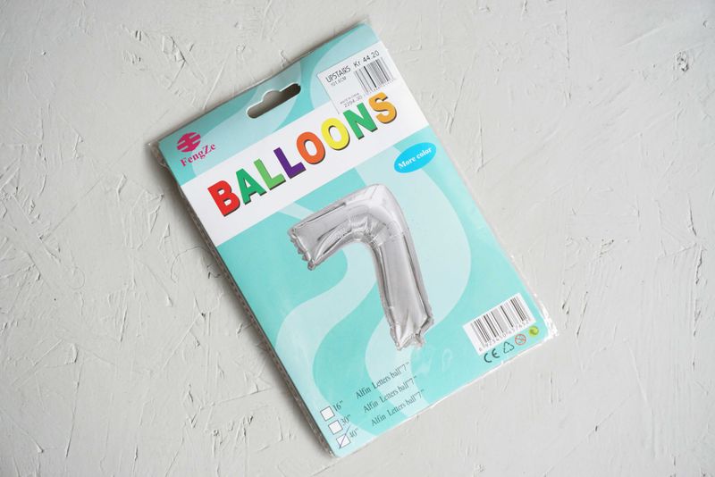 Ballong i sølv, tallet 7