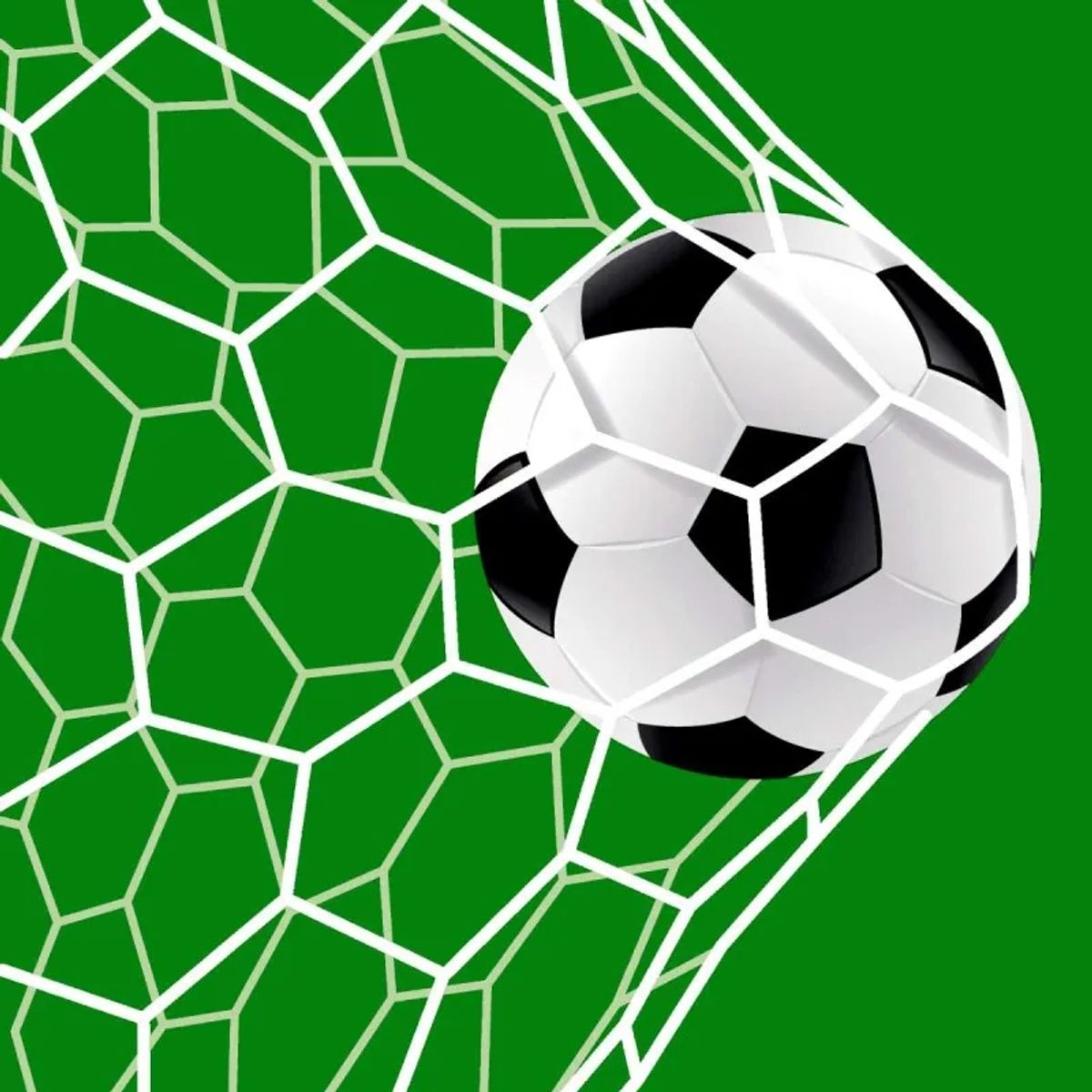 Serviett, Fotballmål, vanlig