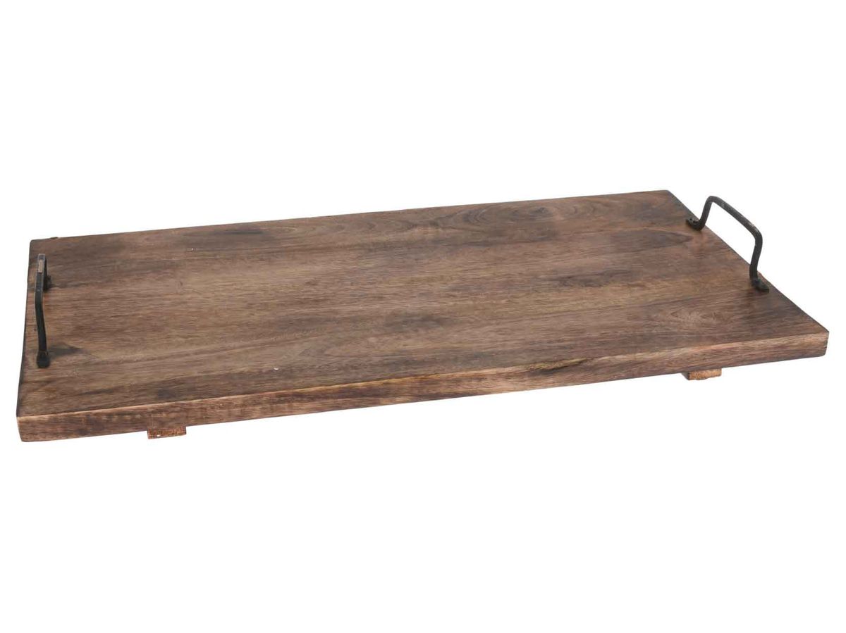 Skjærebrett mango brent finish