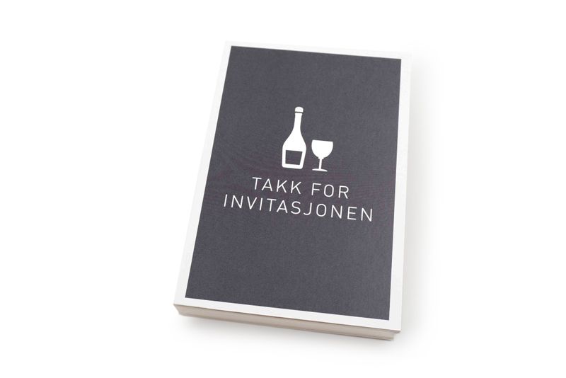 Takk for invitasjonen | 10x15 cm