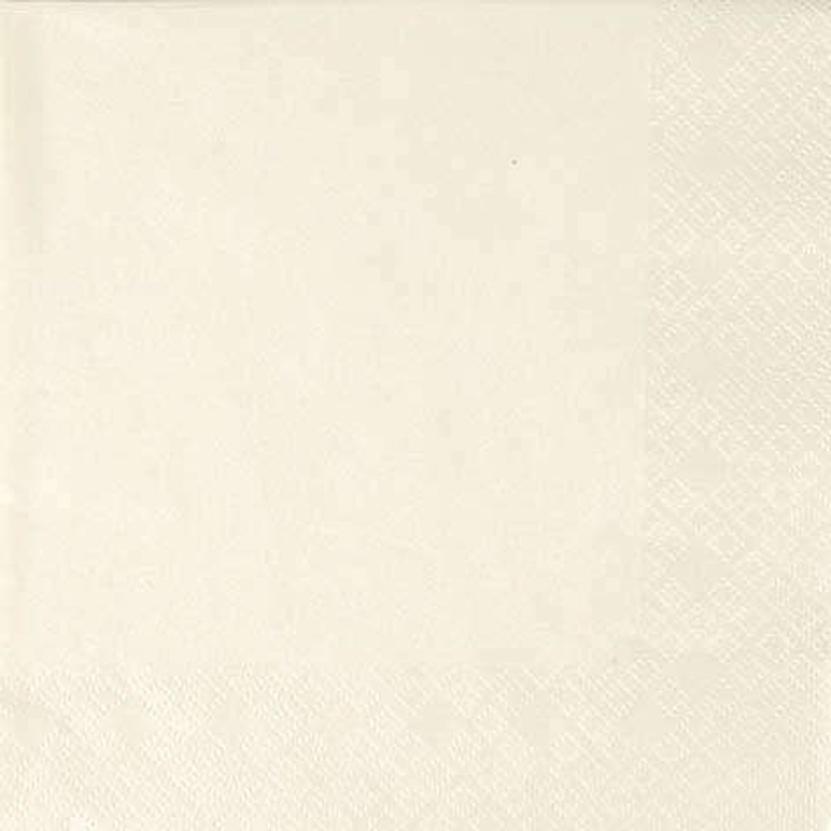 Servietter, Perleeffekt elfenben, vanlig